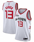 Rockets 13 James Harden White Nike City Edition Swingman Jersey Dzhi,baseball caps,new era cap wholesale,wholesale hats